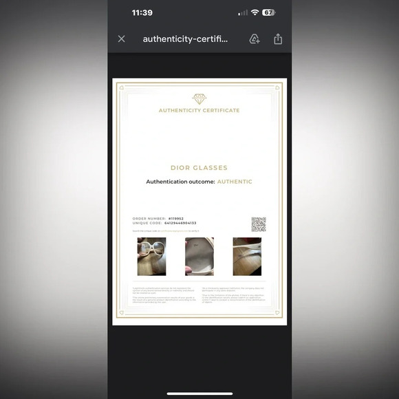 Dior Accessories - Dior on rocks glassesses